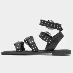 Jolene Womens Buckle Sandal*Truffle Clearance