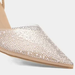 Lillia Womens Silver Diamante Heel*Truffle Discount