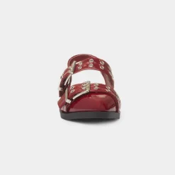 Miley Womens Slingback Buckle Shoe*Truffle Clearance