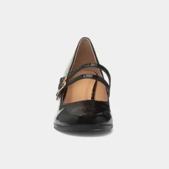 Mira Womens Double Buckle Heel*Truffle Fashion