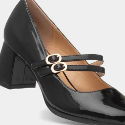 Mira Womens Double Buckle Heel*Truffle Fashion