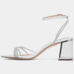 Tillie Womens Diamante Heel*Truffle New