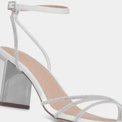Tillie Womens Diamante Heel*Truffle New