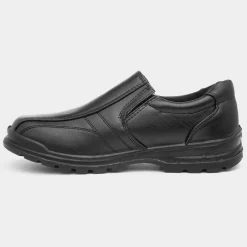 Eric Boys Black Slip On Shoe*Trux Outlet
