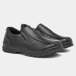Eric Boys Black Slip On Shoe*Trux Outlet