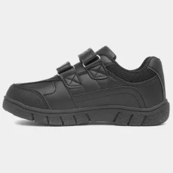 Fitzroy Boys Black Easy Fasten School Shoe*Trux Discount