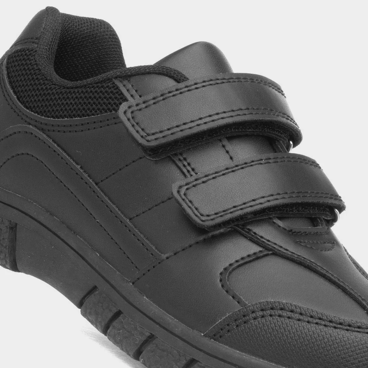 Fitzroy Boys Black Easy Fasten School Shoe*Trux Discount