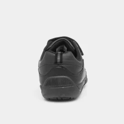 Leo Boys Easy Fasten Black Shoe*Trux Clearance