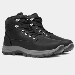Beaumont Mens Black Warm Boots*Urban Territory Best