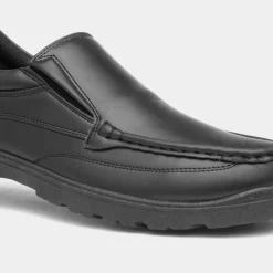 Brian Mens Black Slip On Shoe*Urban Territory Best