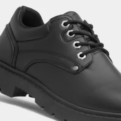 Emmit Mens Black Lace Up Shoe*Urban Territory Fashion