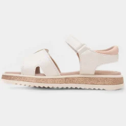 Abbey Girls White Heart Sandal*Walkright Hot