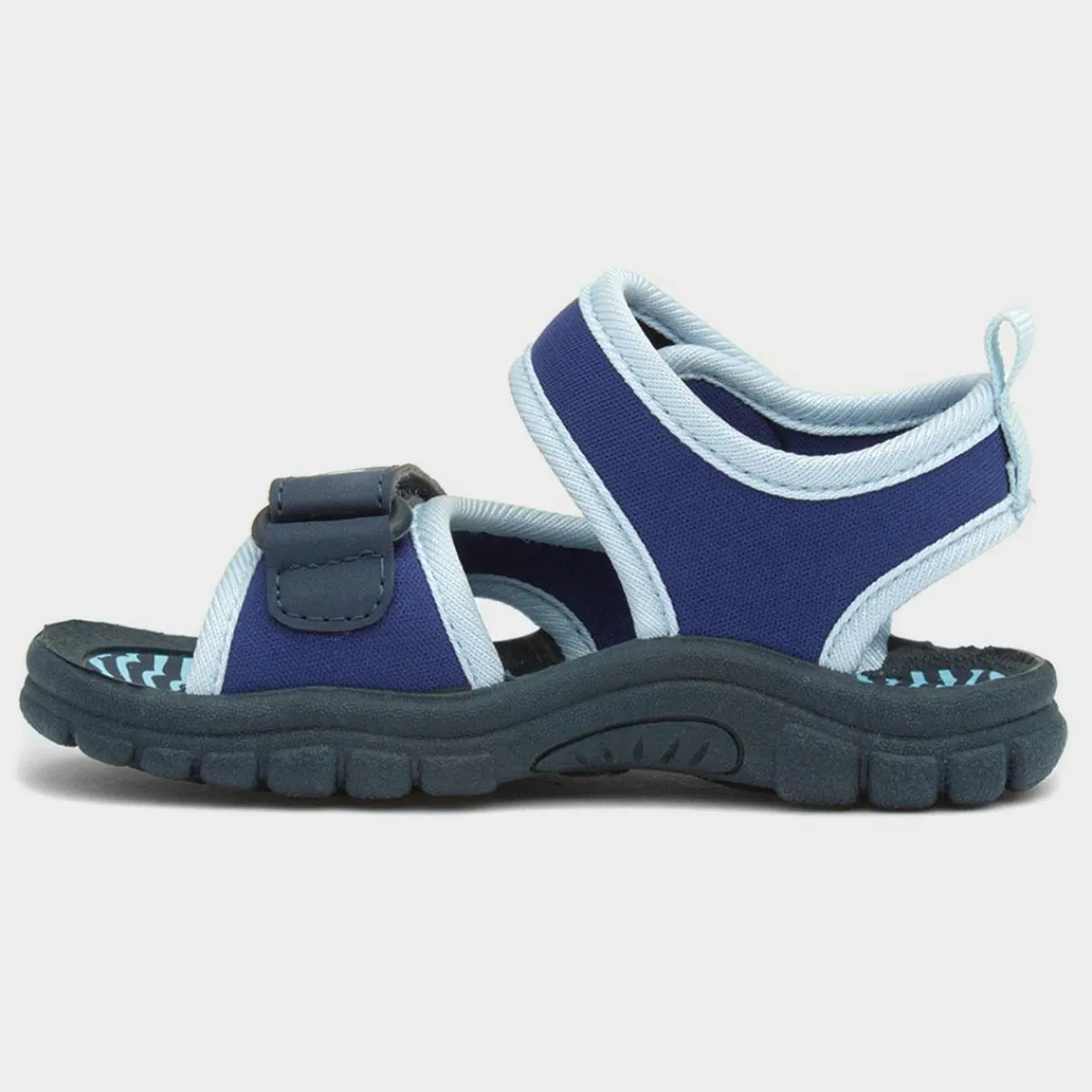 Boys Navy and Easy Fasten Sandal*Walkright Online