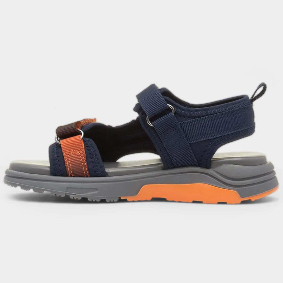 Brecon Boys Navy Easy Fasten Sandal*Walkright Sale