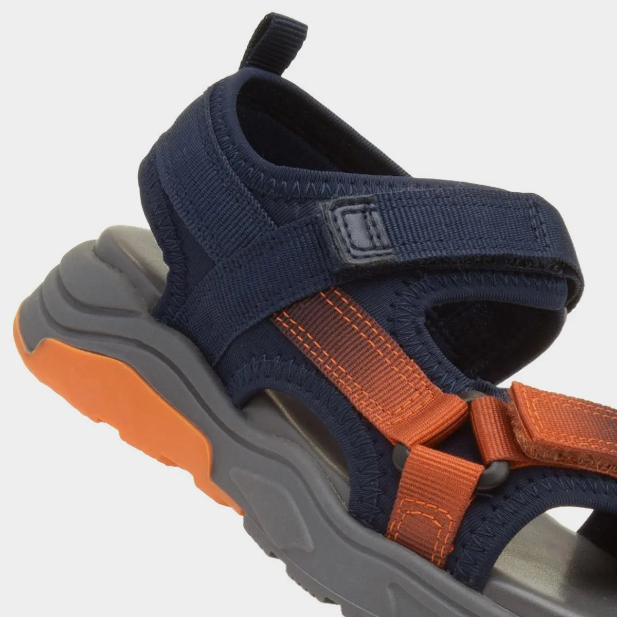 Brecon Boys Navy Easy Fasten Sandal*Walkright Sale