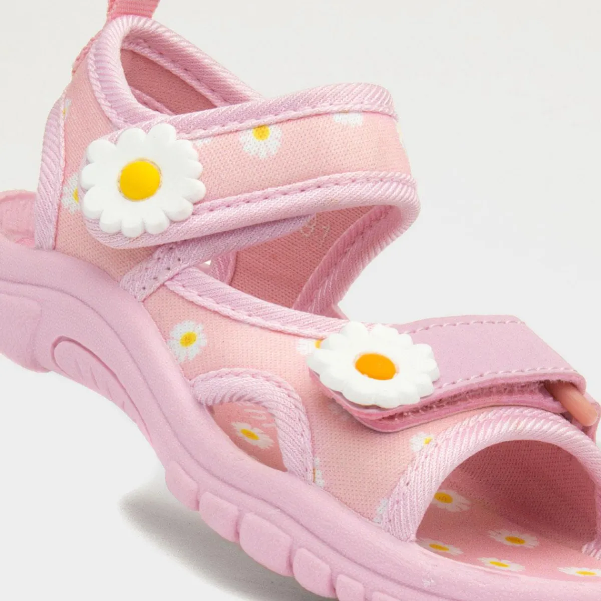 Calista Girls Daisy Print Sandal*Walkright Fashion
