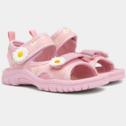 Calista Girls Daisy Print Sandal*Walkright Fashion