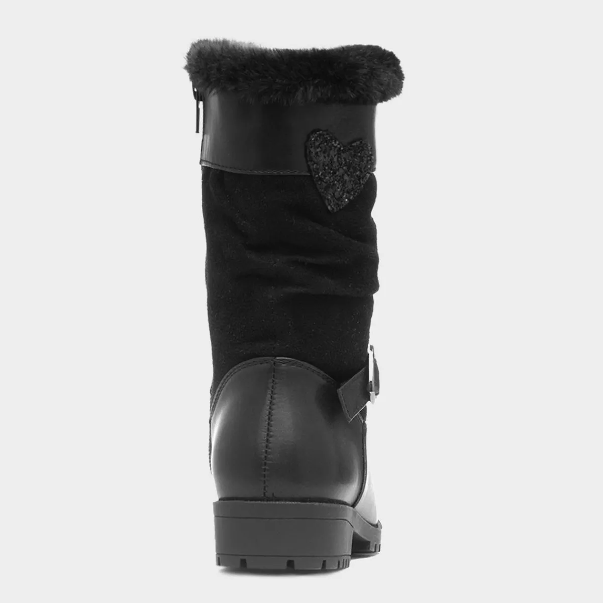 Candice Girls Black Zip Up Boot*Walkright Best
