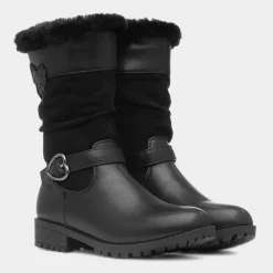 Candice Girls Black Zip Up Boot*Walkright Best