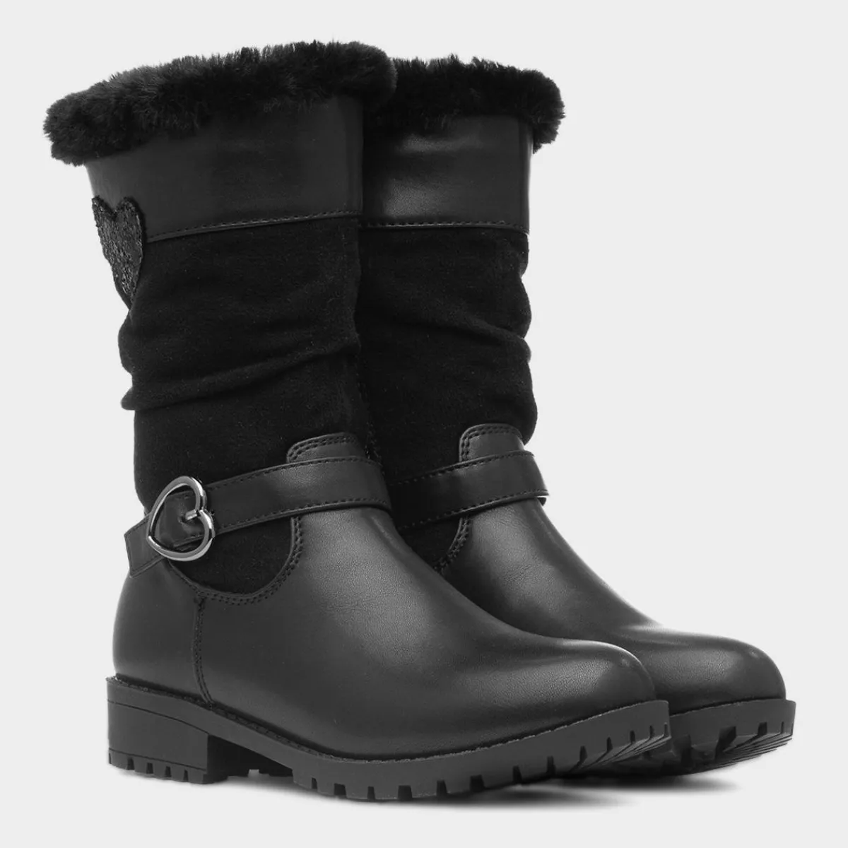 Candice Girls Black Zip Up Boot*Walkright Best