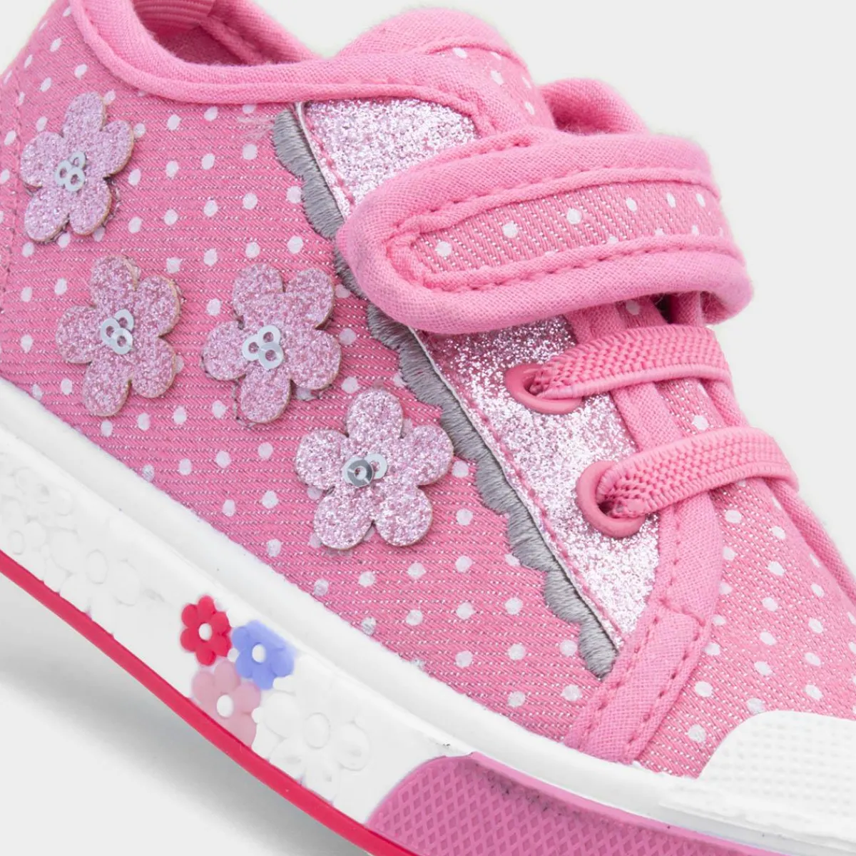 Carey Girls Polka Dot Canvas*Walkright Fashion
