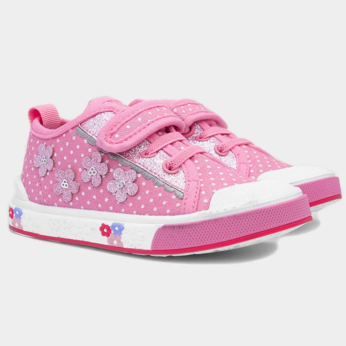 Carey Girls Polka Dot Canvas*Walkright Fashion
