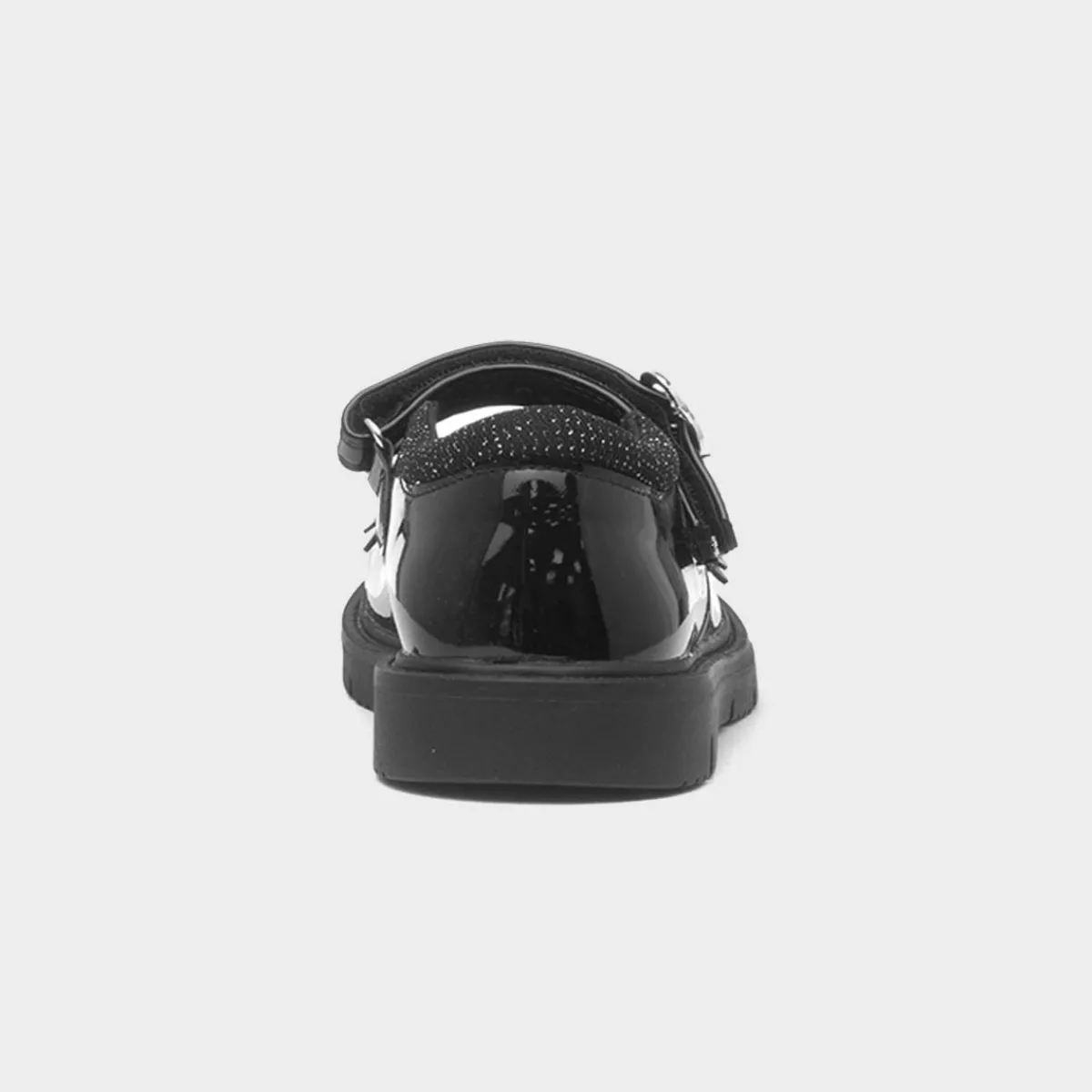 Carol Girls Black Butterfly School Shoe*Walkright Hot