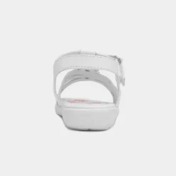 Caylee Girls White Flower Sandal*Walkright Fashion