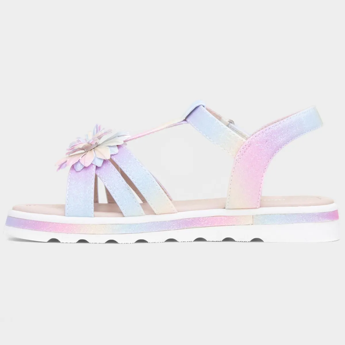 Charlotte Girls Multi T-Bar Sandal*Walkright Fashion