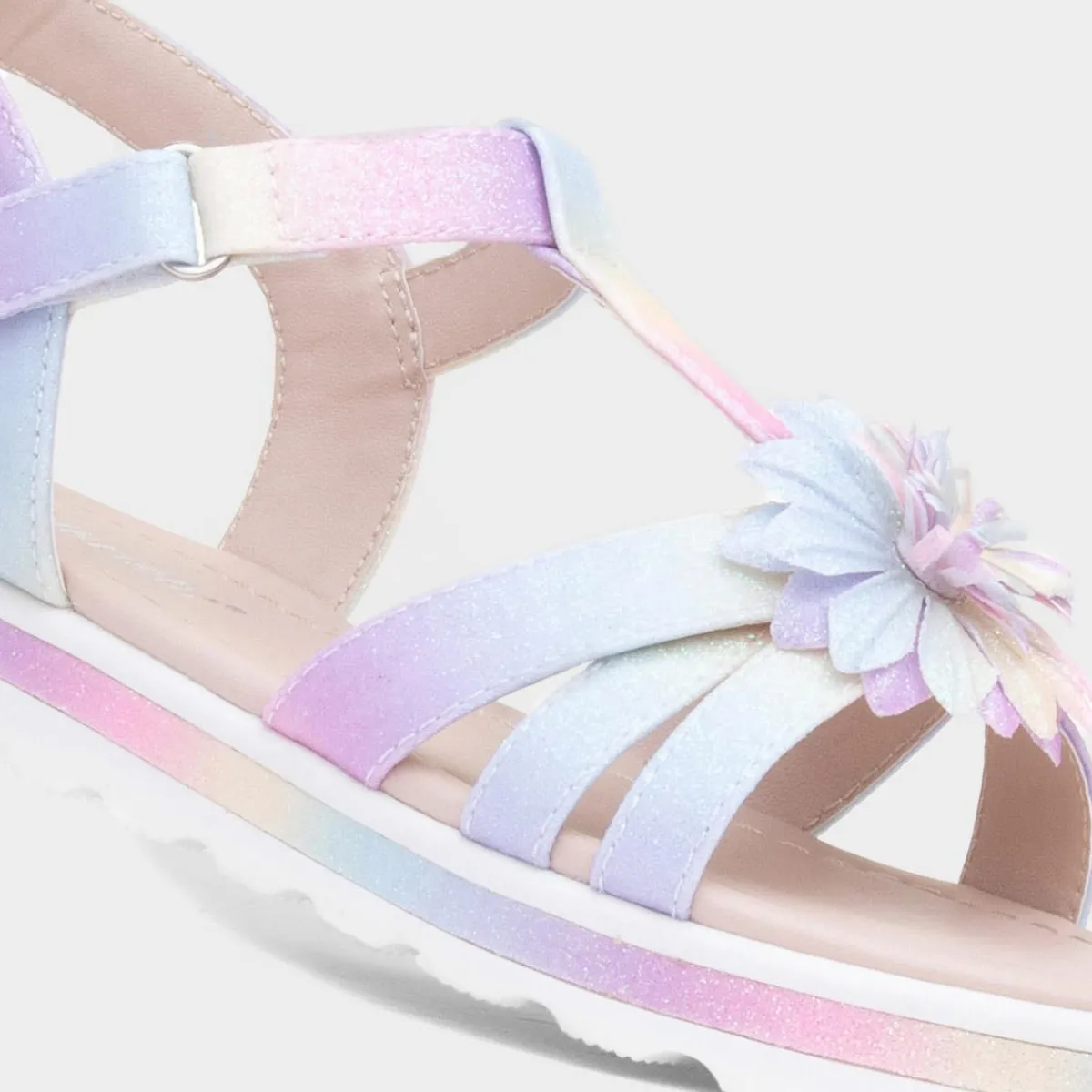 Charlotte Girls Multi T-Bar Sandal*Walkright Fashion