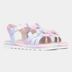 Charlotte Girls Multi T-Bar Sandal*Walkright Fashion