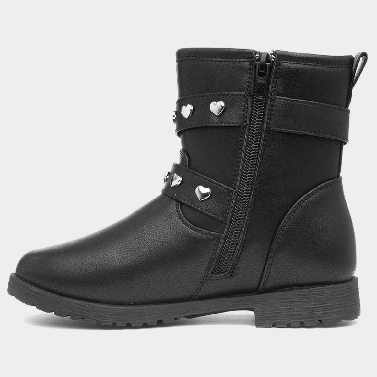 Charm Girls Black Ankle Boot*Walkright Discount