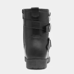 Charm Girls Black Ankle Boot*Walkright Discount