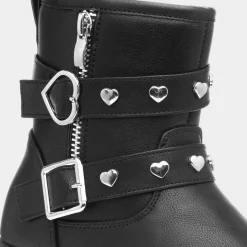 Charm Girls Black Ankle Boot*Walkright Discount