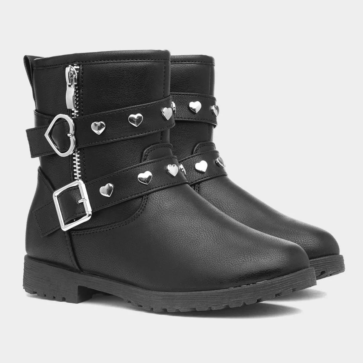 Charm Girls Black Ankle Boot*Walkright Discount