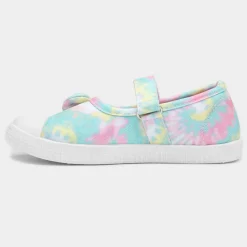 Claudia Girls Multi Tie-Dye Canvas*Walkright Hot