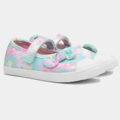 Claudia Girls Multi Tie-Dye Canvas*Walkright Hot