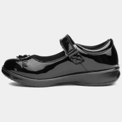 Cleo Girls Black Patent Shoe*Walkright Hot