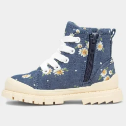 Coniston Girls Flower Print Ankle Boot*Walkright Best
