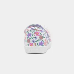 Corrine Girls Multi Floral Print Canvas*Walkright Fashion