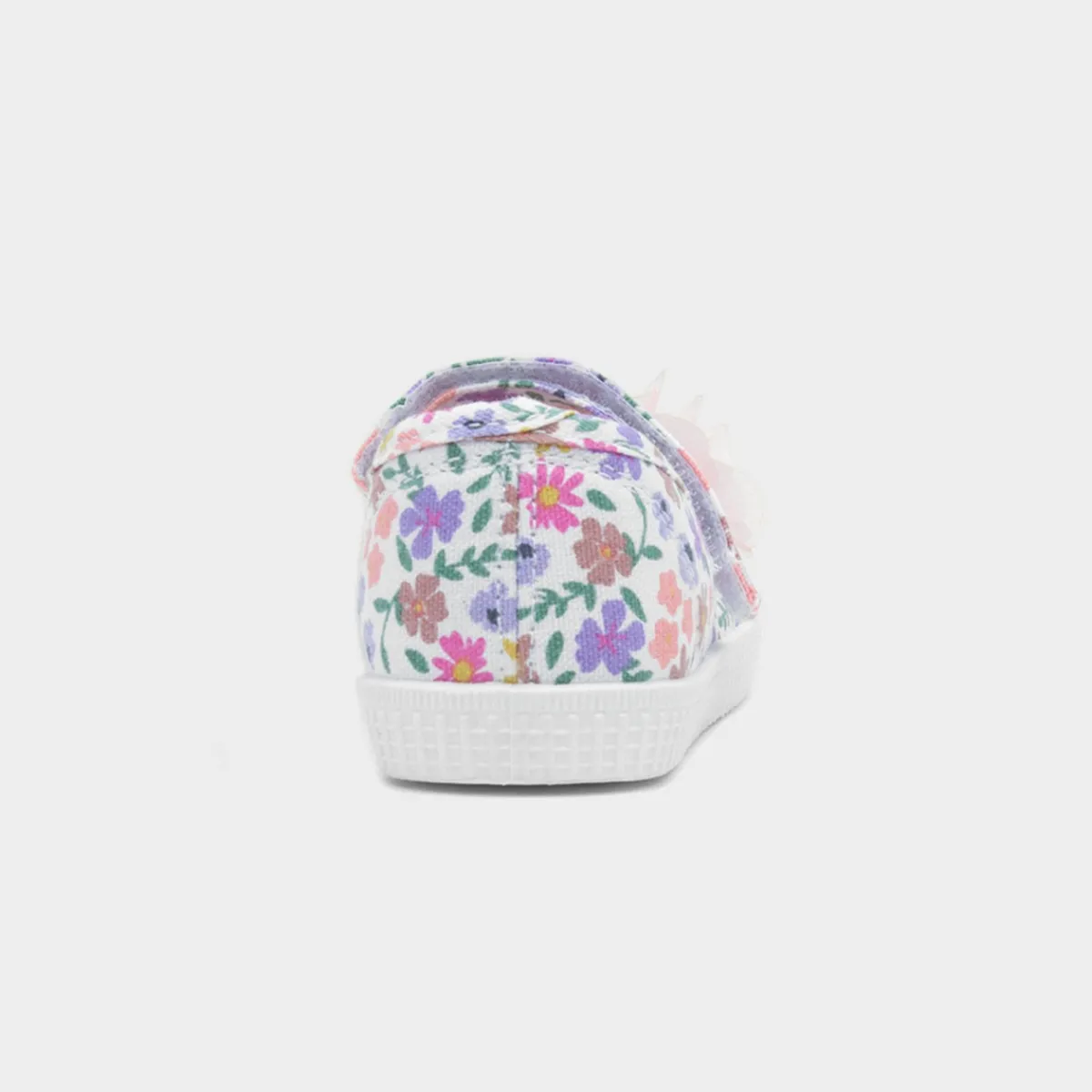 Corrine Girls Multi Floral Print Canvas*Walkright Fashion