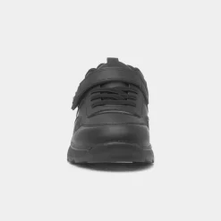 Deano Boys Black Easy Fasten School Shoe*Walkright Hot