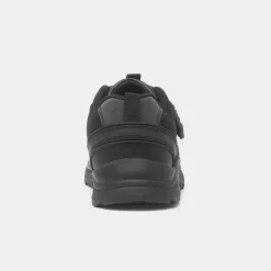 Deano Boys Black Easy Fasten School Shoe*Walkright Hot