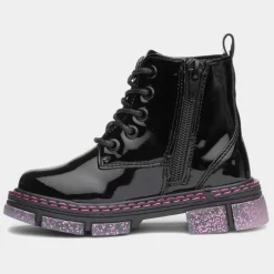 Emily Girls Glitter Sole Boots*Walkright New