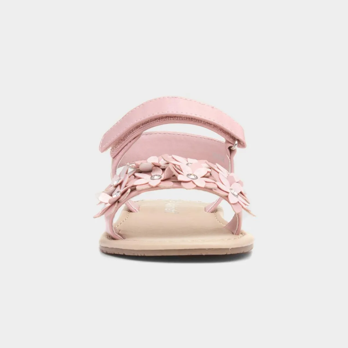 Faron Girls Flower Diamante Sandal*Walkright Discount