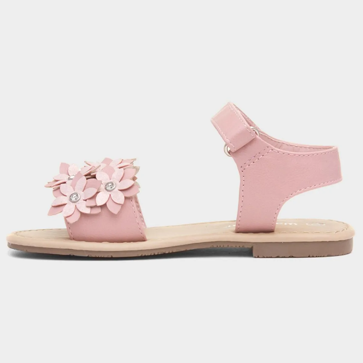 Faron Girls Flower Diamante Sandal*Walkright Discount