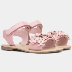 Faron Girls Flower Diamante Sandal*Walkright Discount