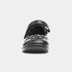 Fawn Girls Black School Shoe*Walkright Fashion