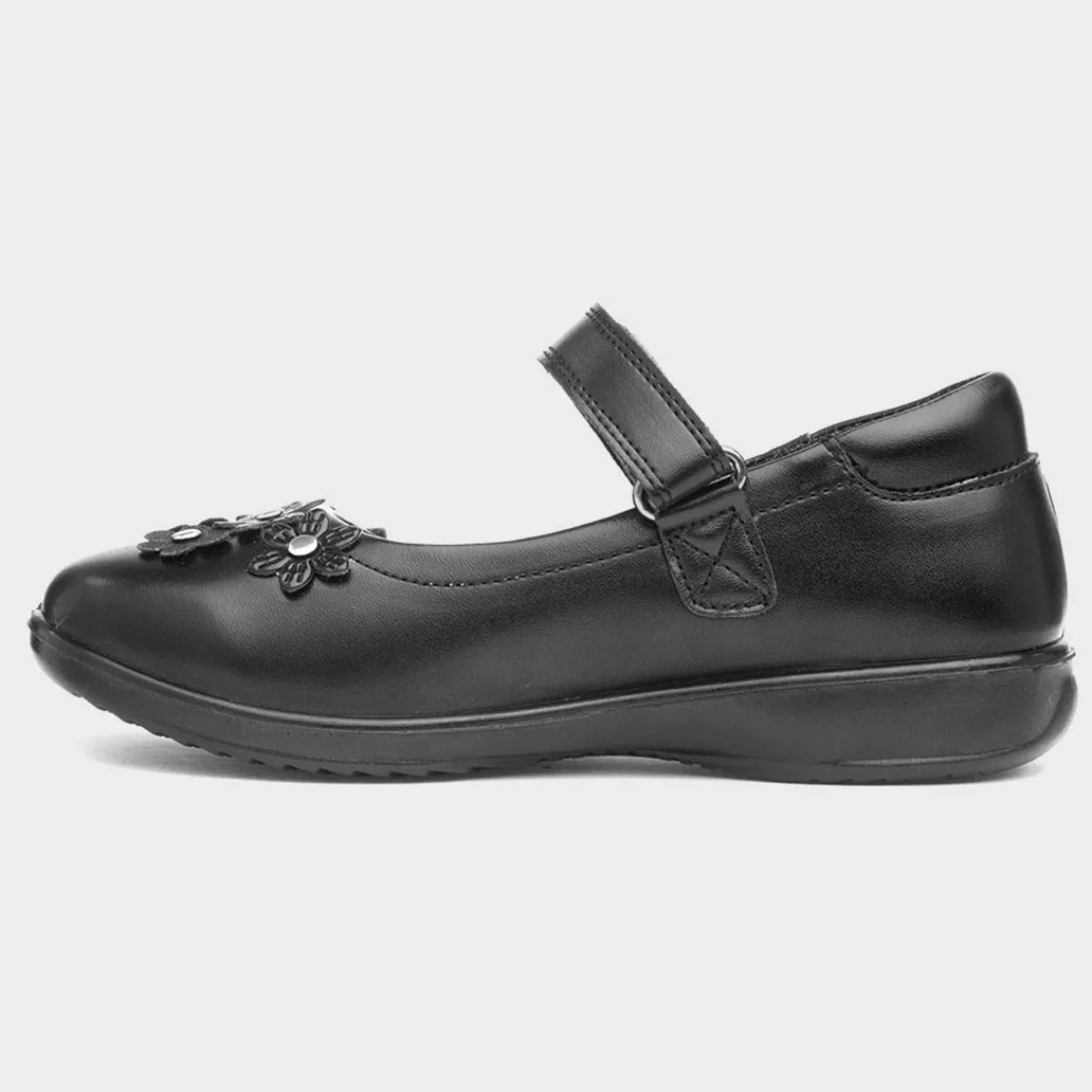 Fawn Girls Black School Shoe*Walkright Fashion