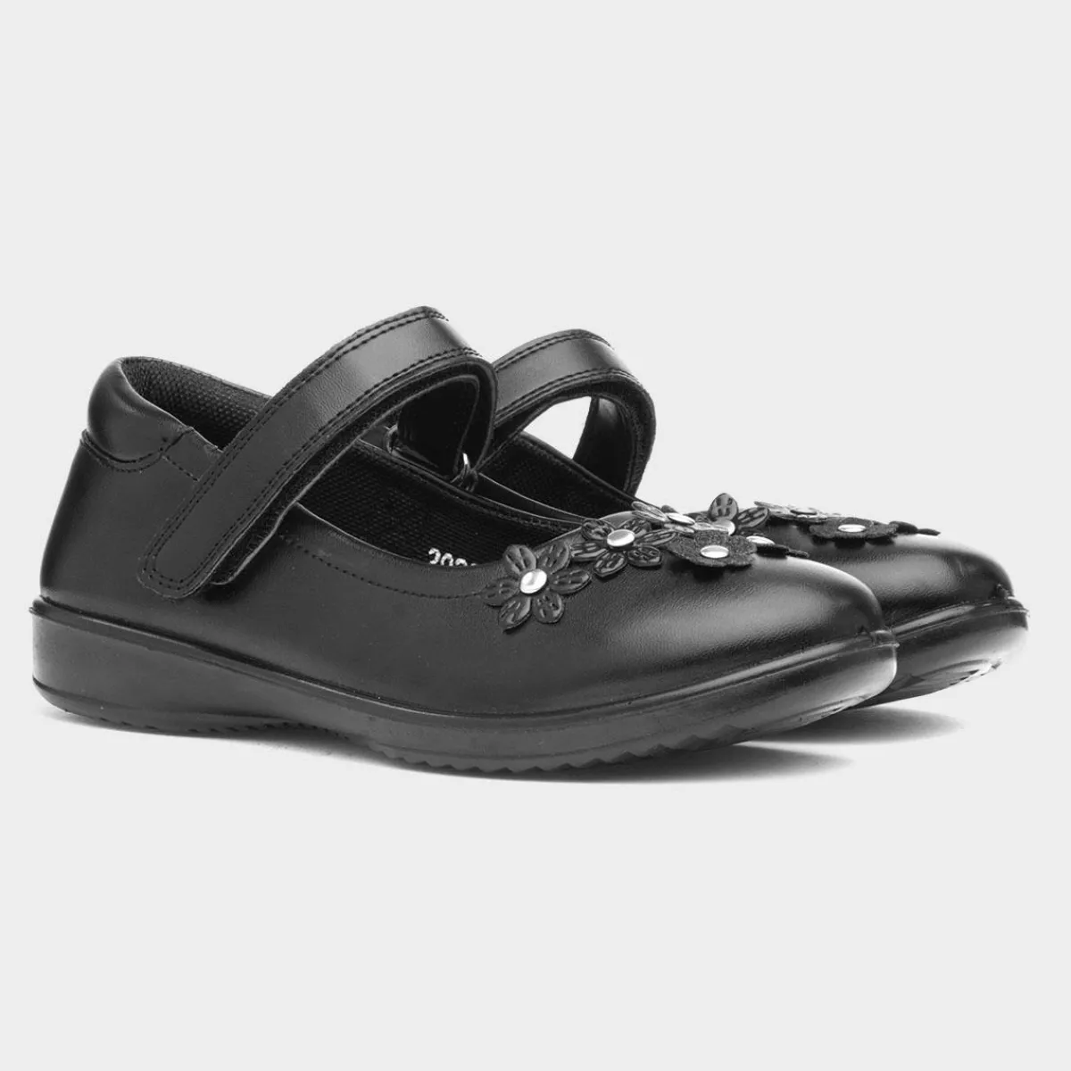 Fawn Girls Black School Shoe*Walkright Fashion